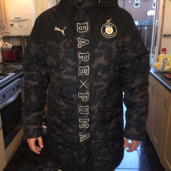 Bape X Puma Collaboration Long Coat - Picture 4 of 5